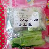 小松菜の冷凍保存の仕方